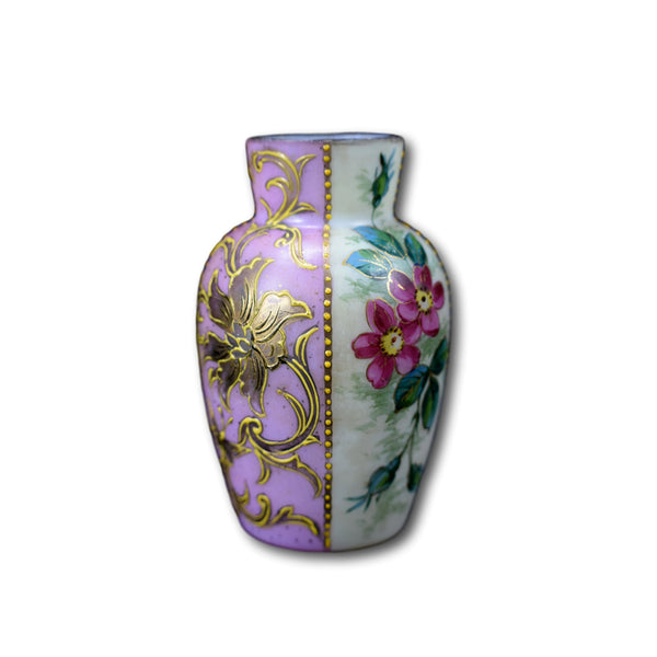 Small Opaline Vase - Charmantiques