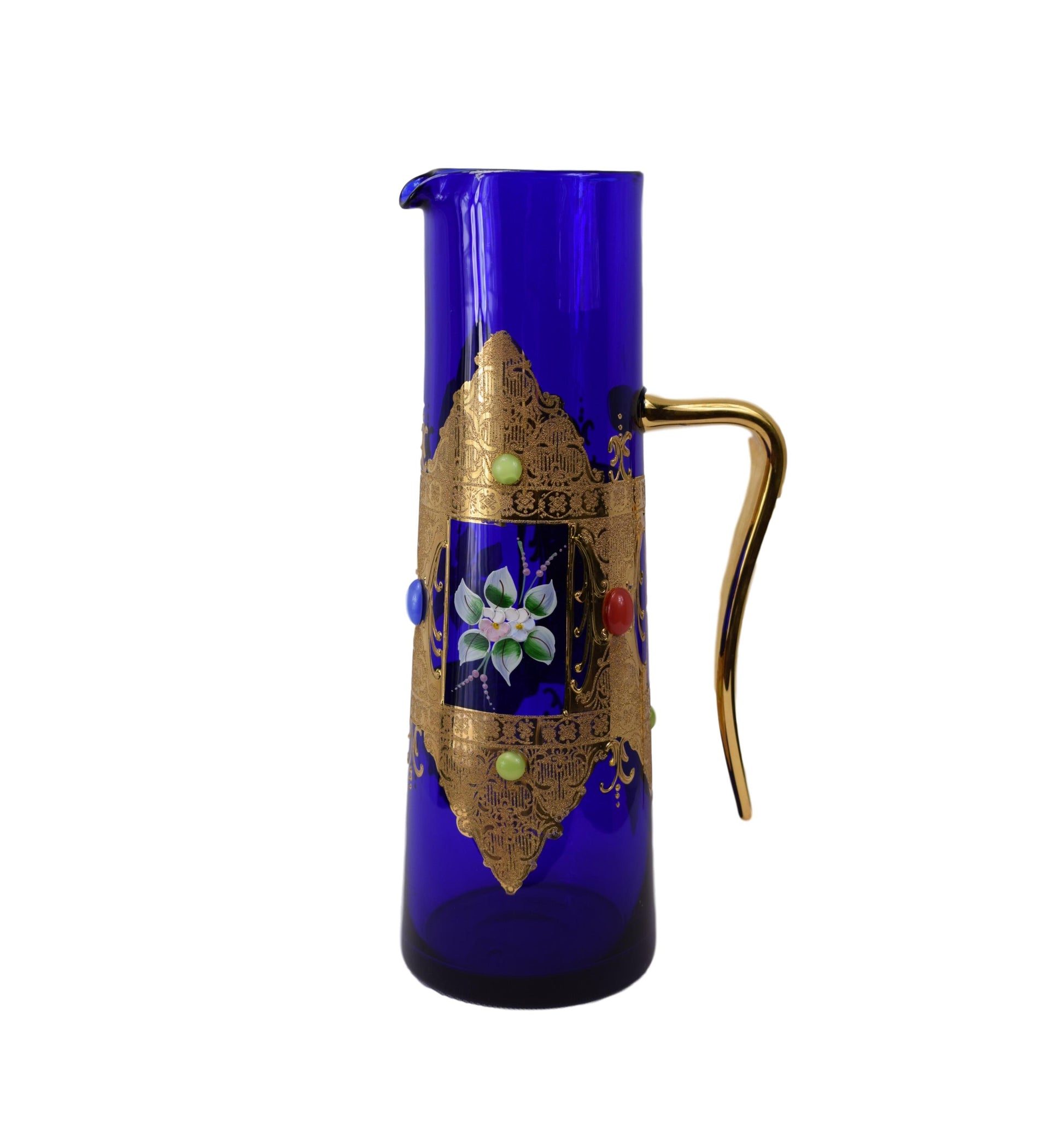 Murano Glass Pitcher - Charmantiques