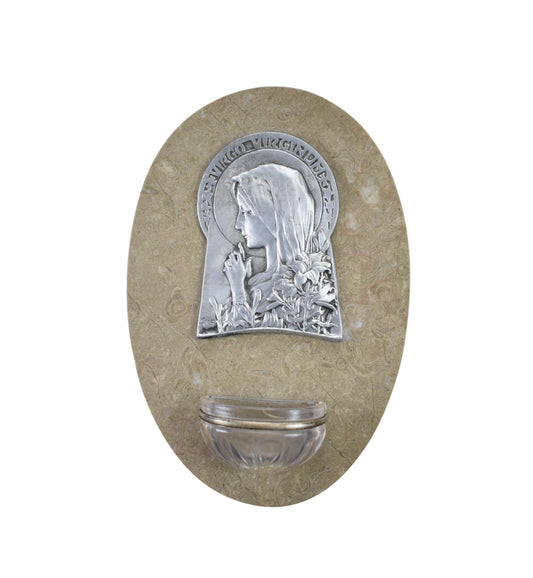 Art Nouveau Holy Water Font - Charmantiques