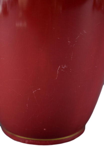 Art Deco Red Vase