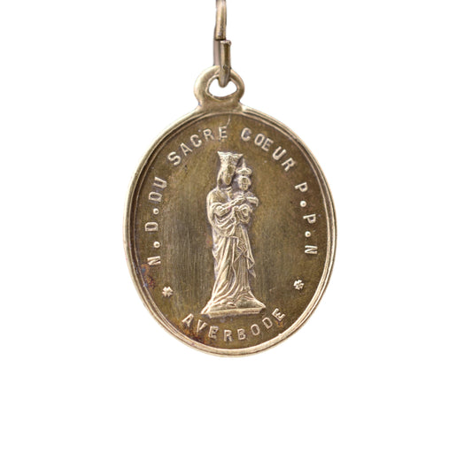 Sacred Heart of Jesus Medal Our Lady of Sacred Heart Pendant