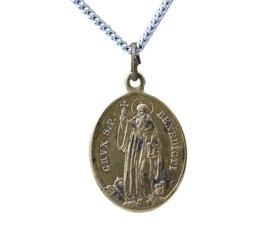 Saint Benedict Exorcist Medal Exorcism Brass Pendant