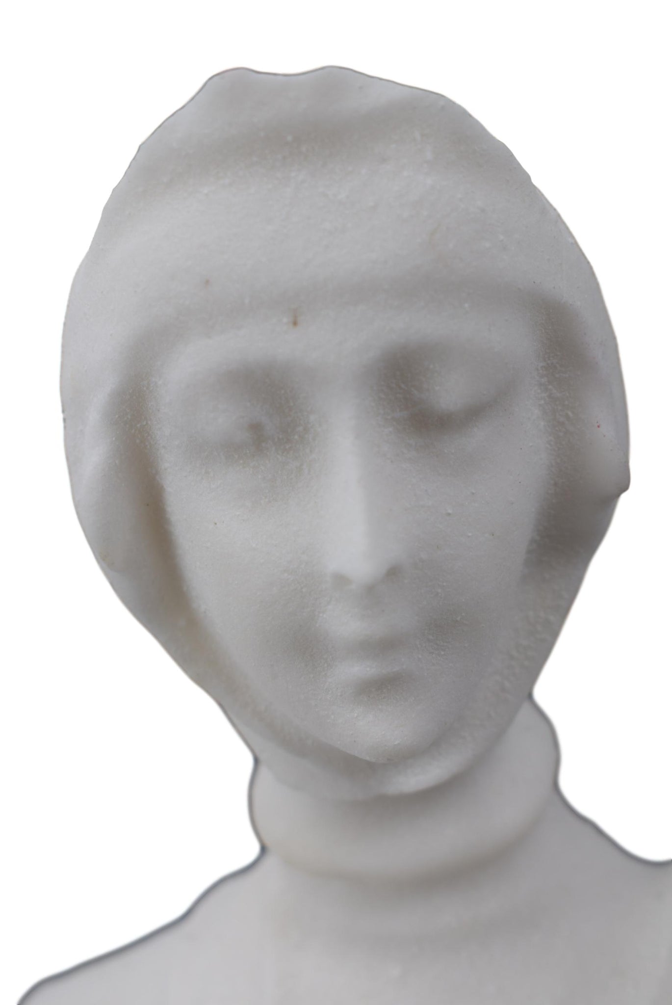 Carved Stone Bust - Charmantiques