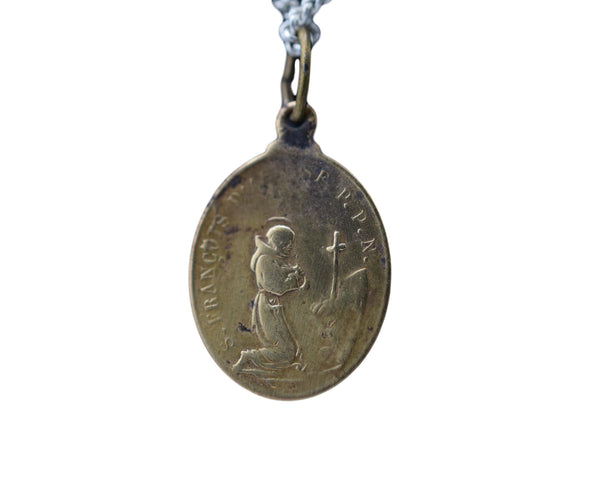 Saint Anthony of Padua and Saint Francis Of Assisi Pendant Medal