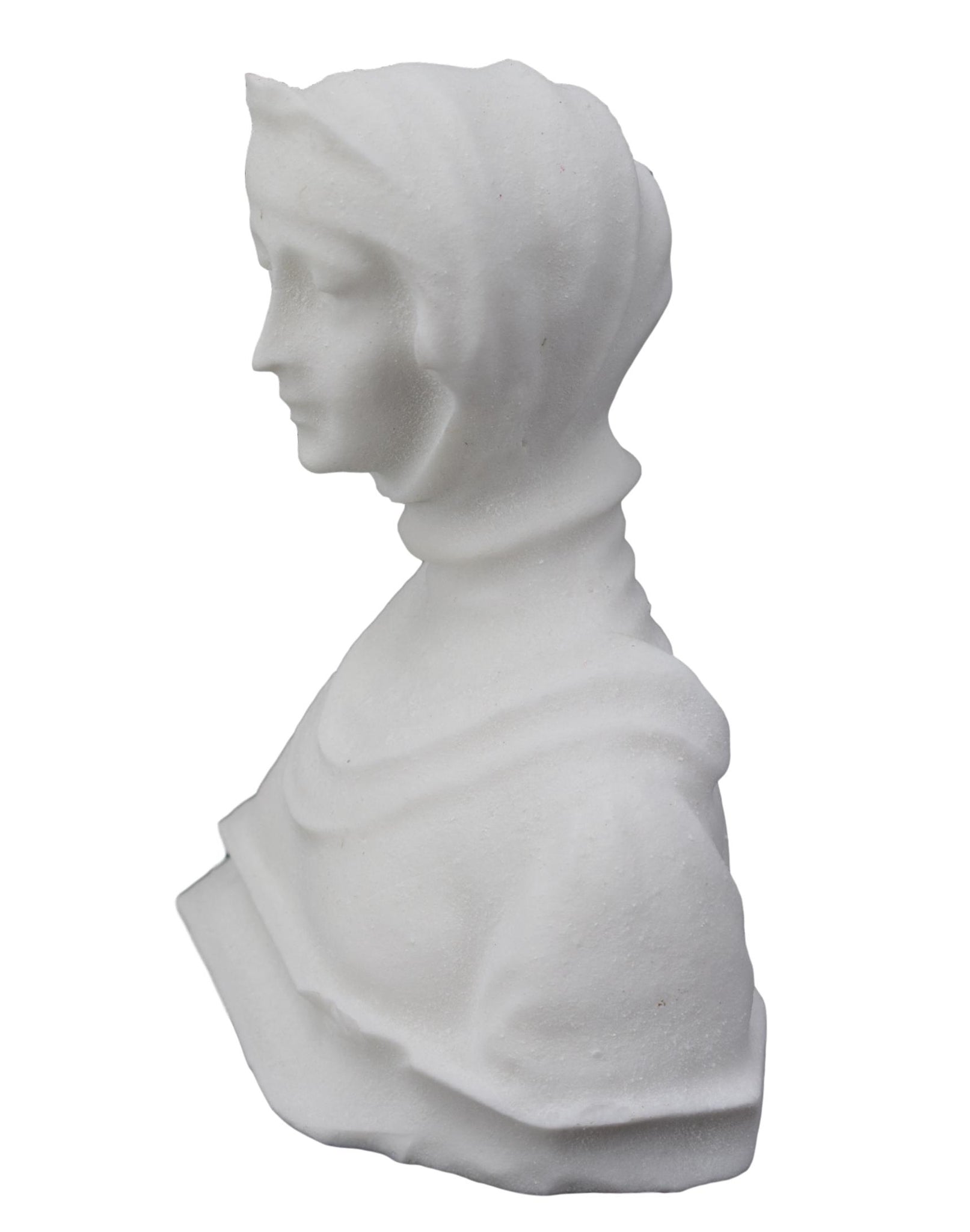 Carved Stone Bust - Charmantiques