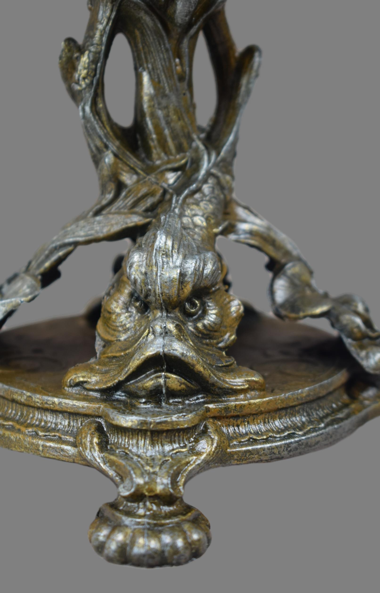 Art Nouveau Bolted Centerpiece - Charmantiques