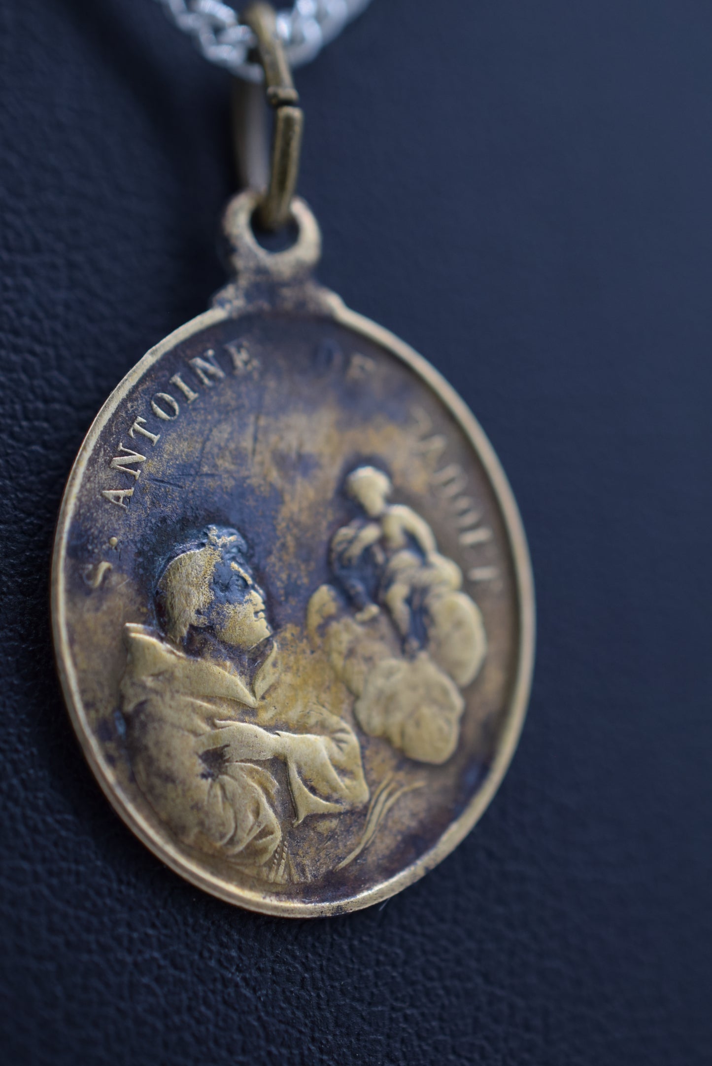 Saint Anthony of Padua and Saint Francis Of Assisi Pendant Medal