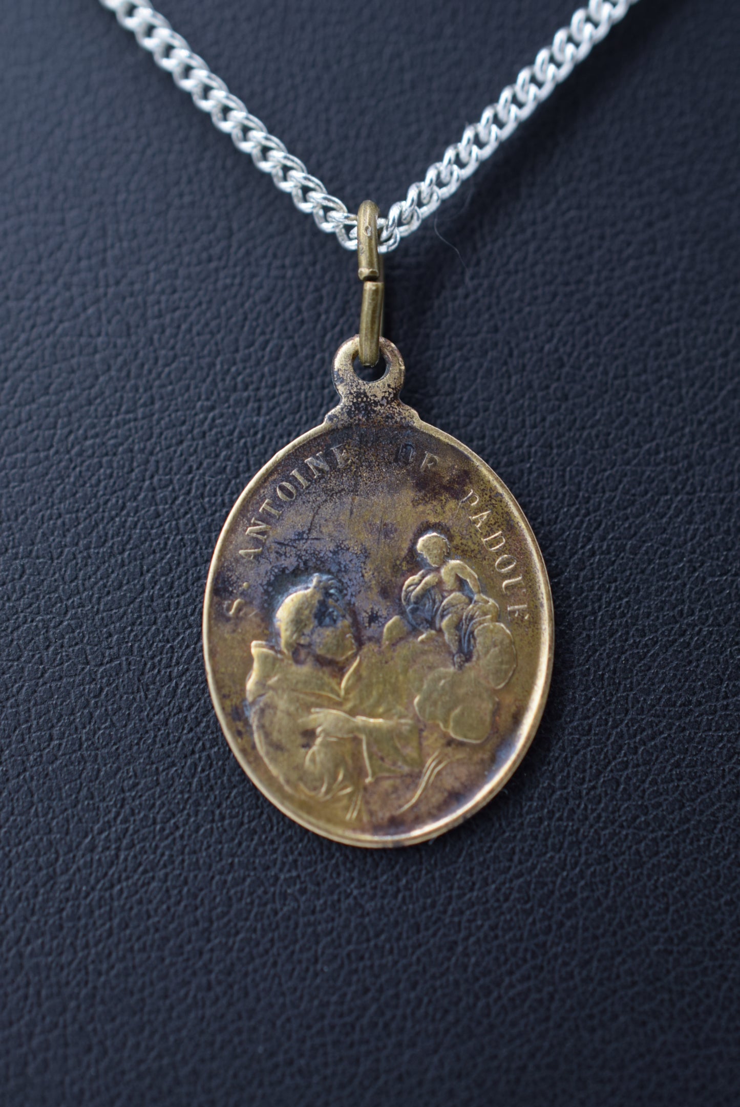 Saint Anthony of Padua and Saint Francis Of Assisi Pendant Medal