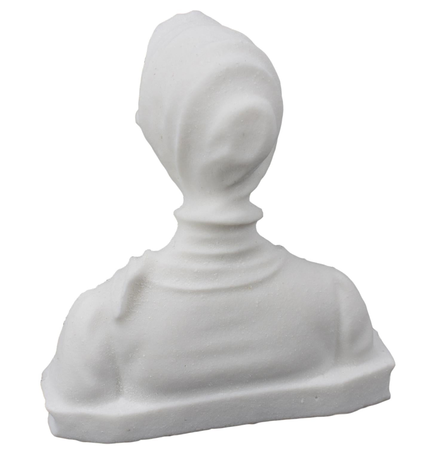 Carved Stone Bust - Charmantiques