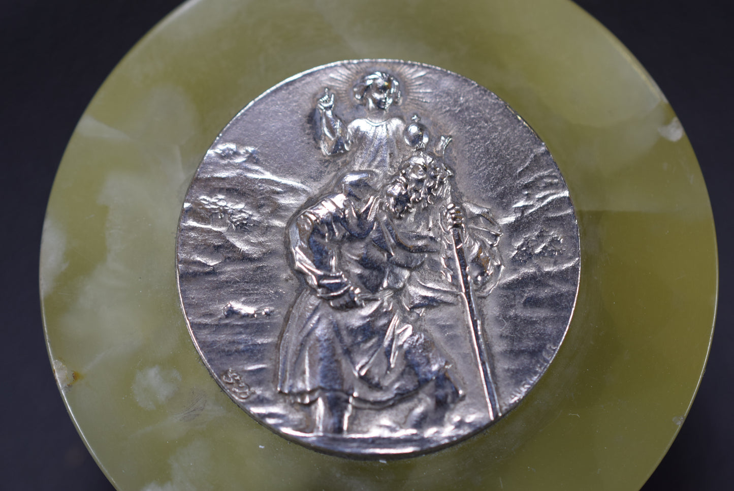 Vintage Saint Christopher Paperweight