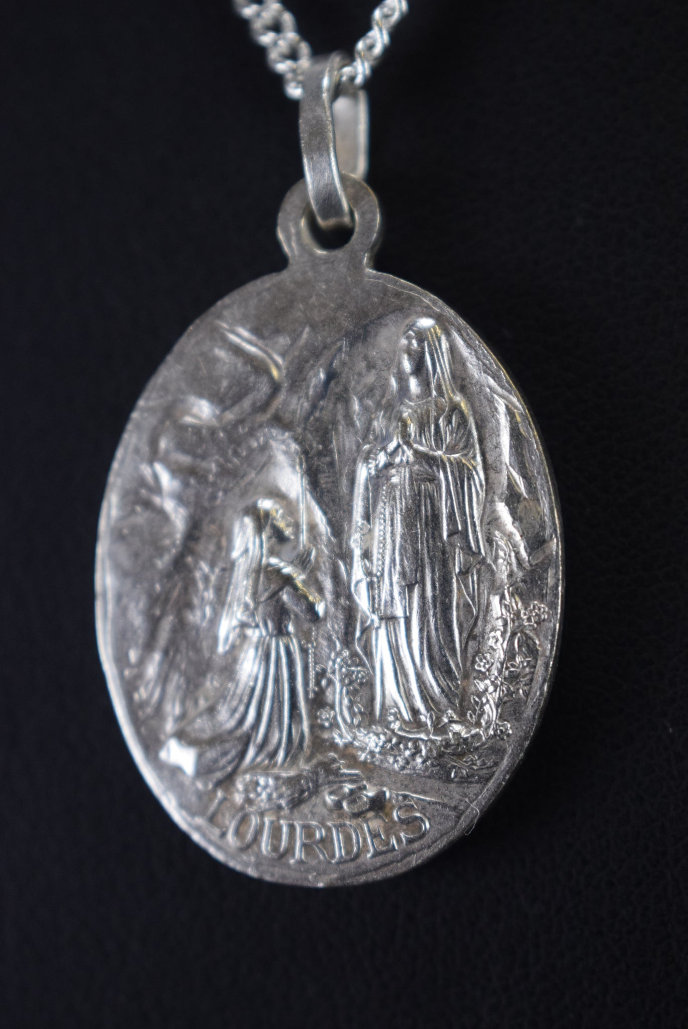 Lourdes Medal by Tairac - Charmantiques
