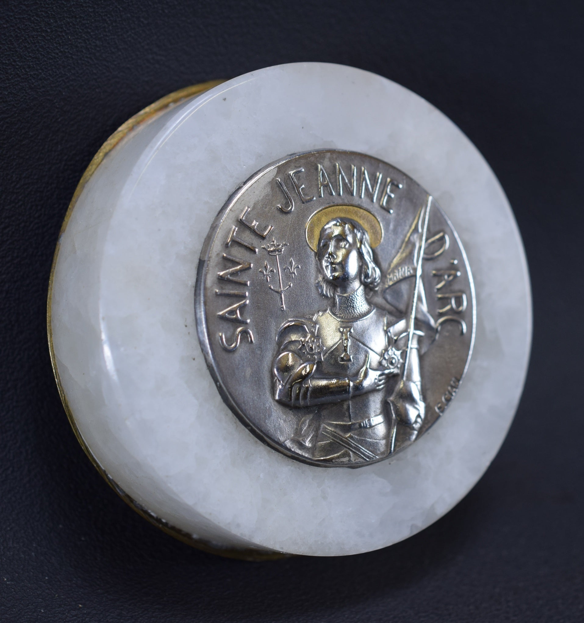 St Joan of Arc Paperweight by F Cian