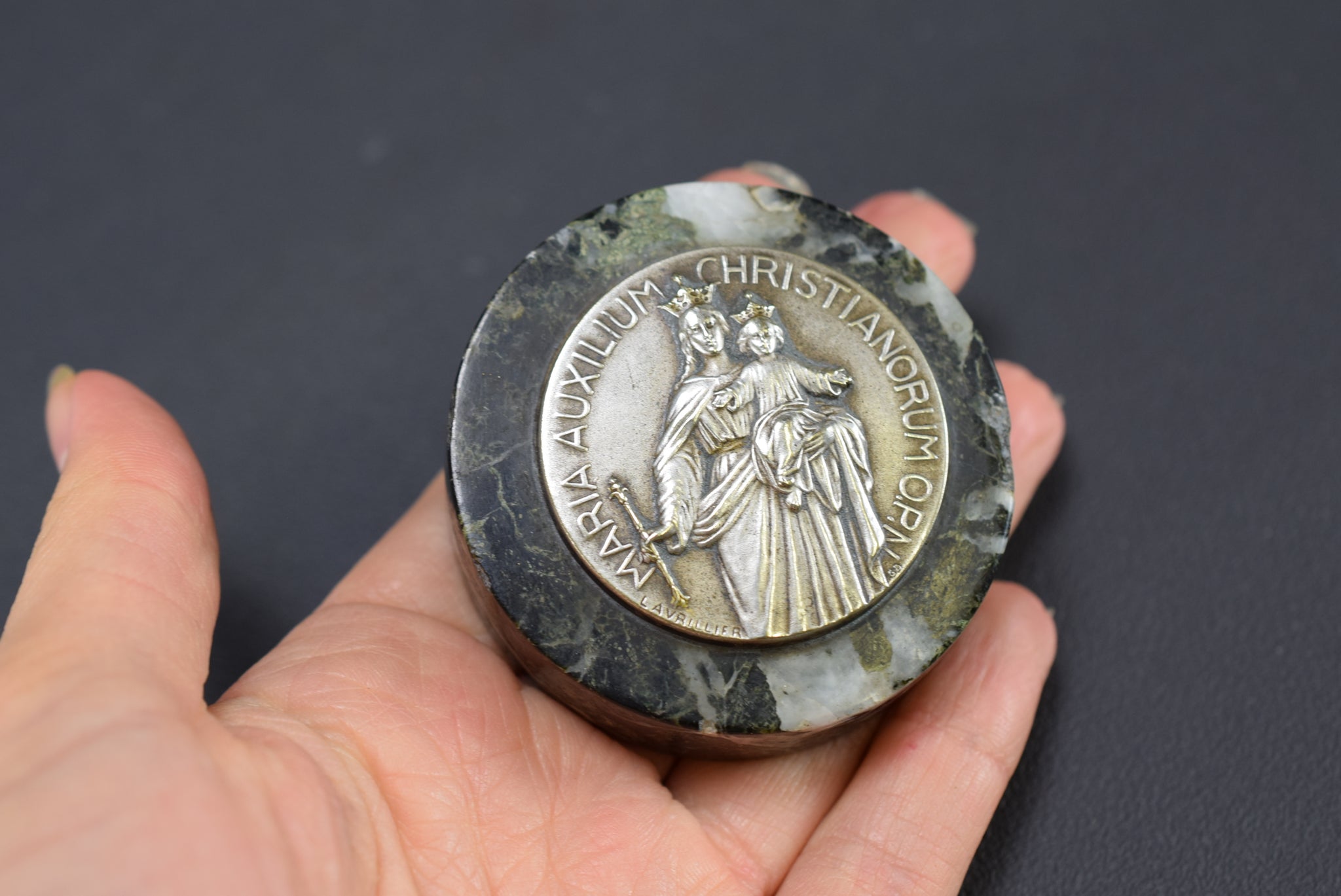 Virgin Mary Paperweight