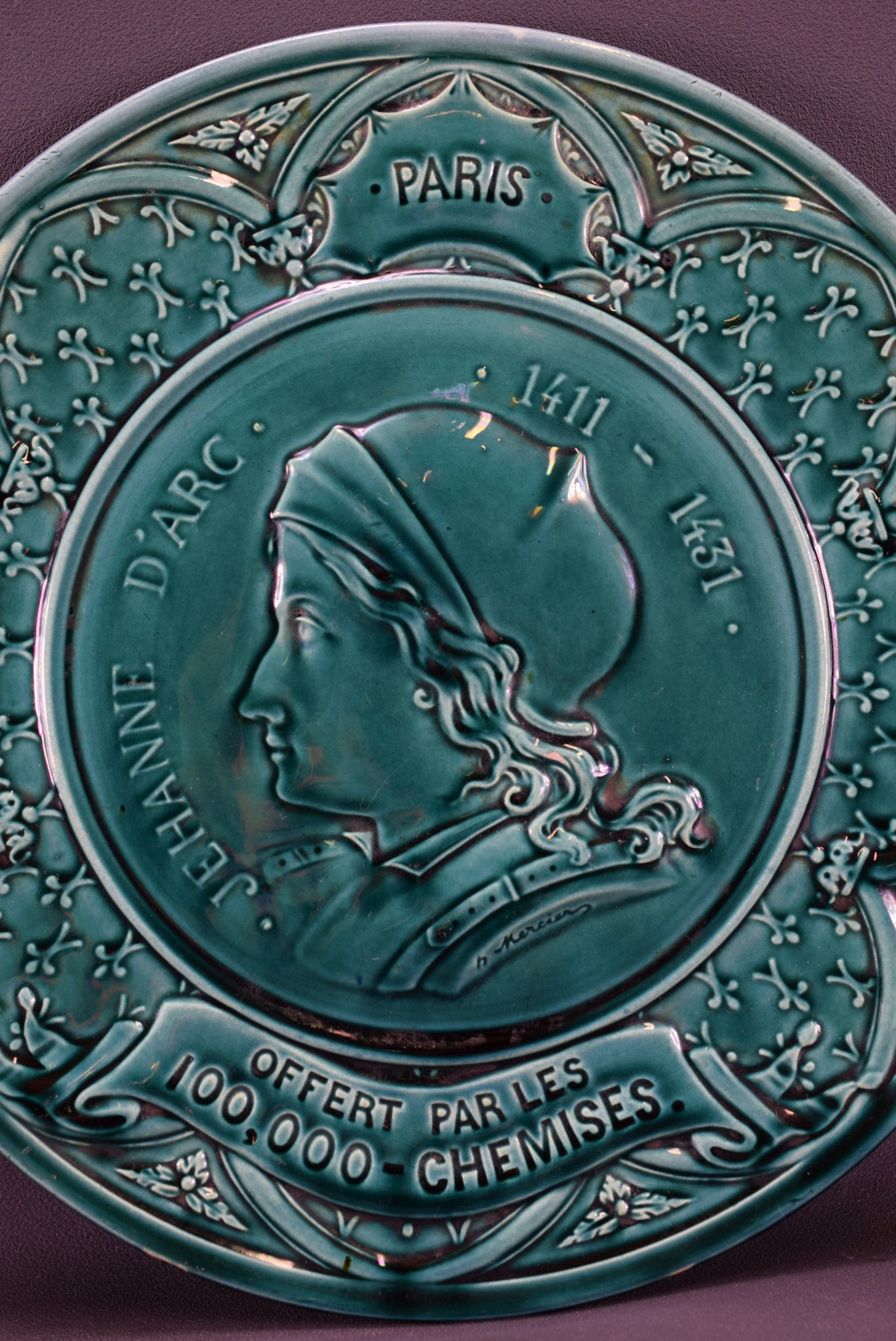 St Joan of Arc Plate