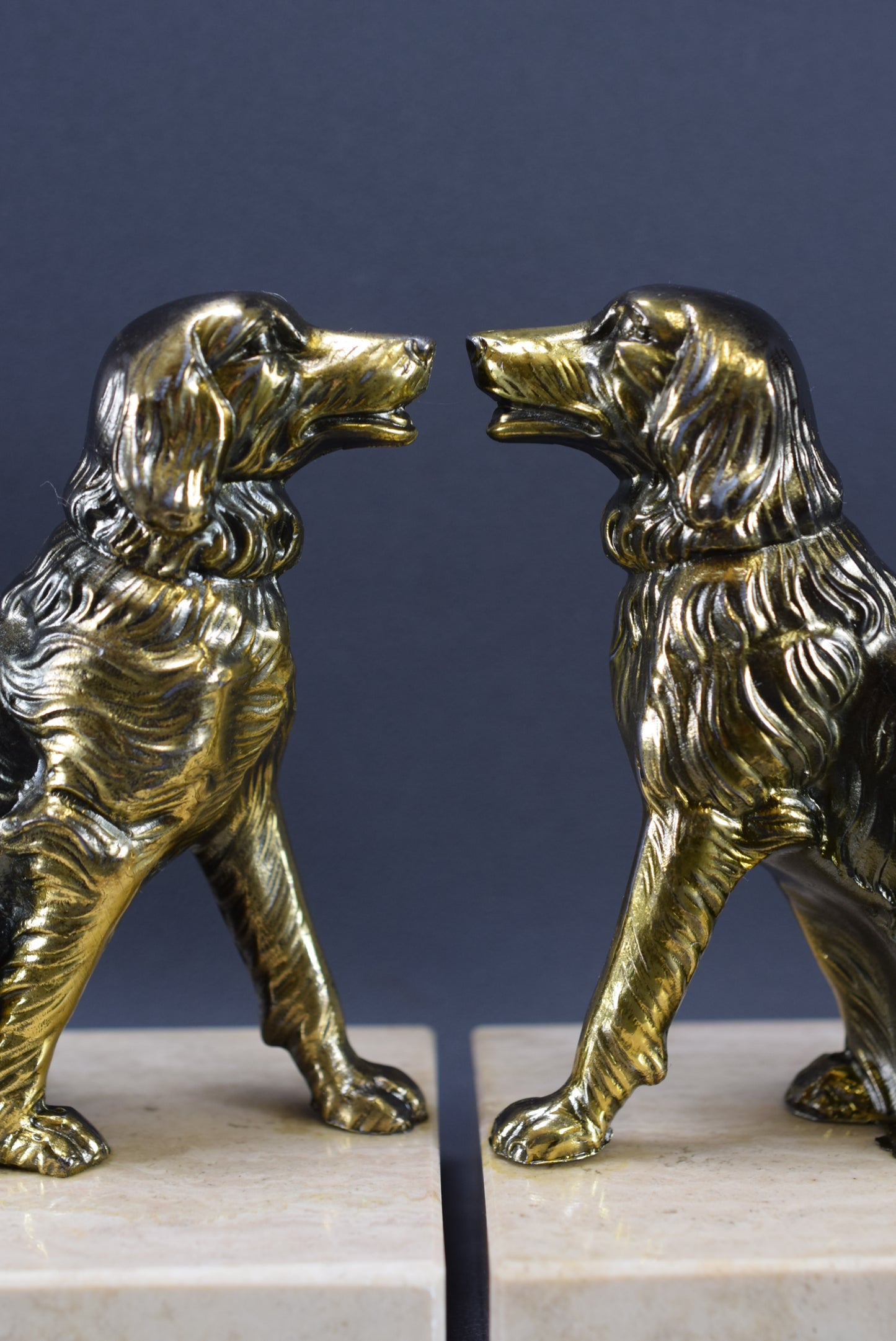 Art Deco Dog Bookends