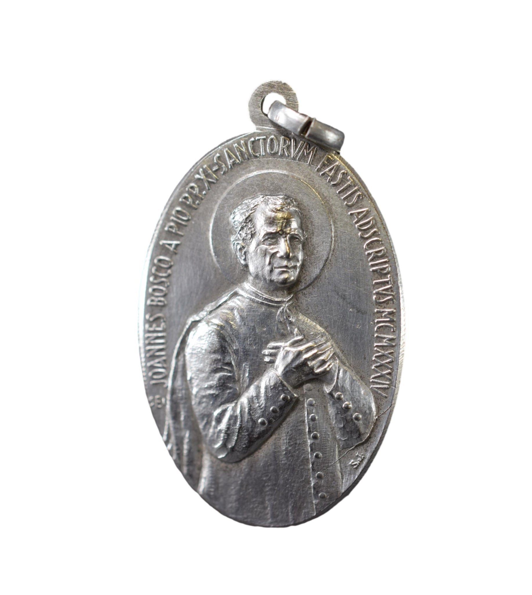 Pope Pie XI Medal Pendant Necklace Holy Year 1933 1934