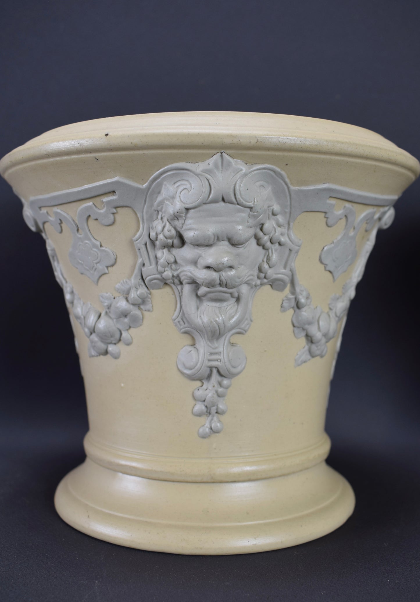 Cache Pots Sarreguemines Jaspe Ware