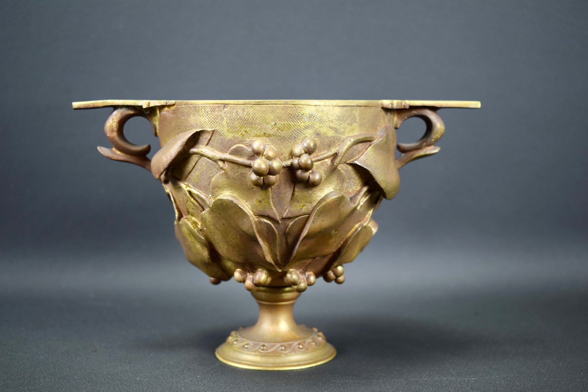 Art Nouveau Bronze Cup