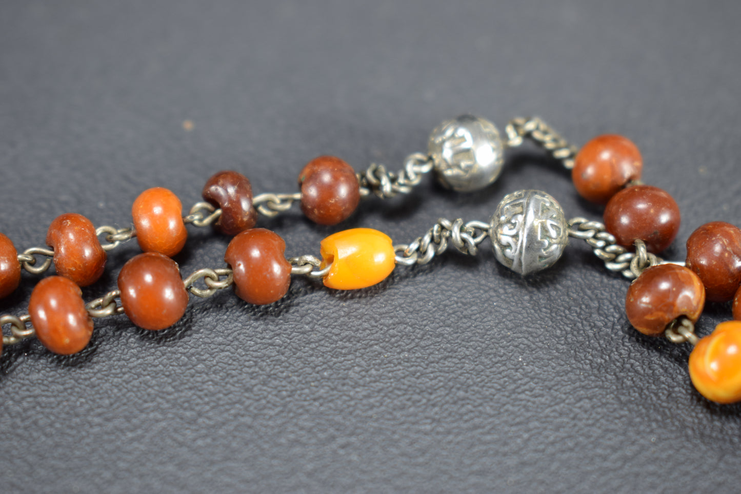 Red Cherry Amber Rosary