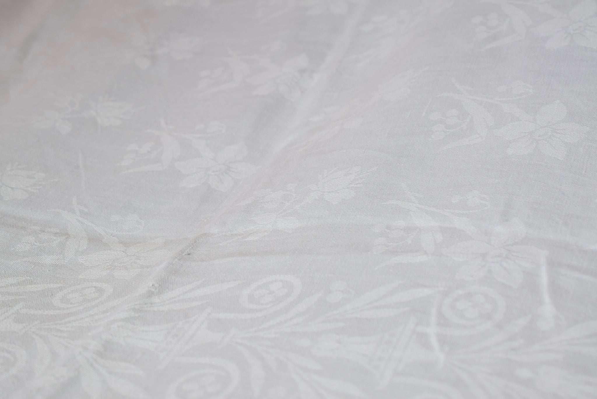 Vintage White Tablecloth