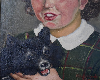 R Boisy Painting Young Girls