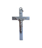 4" Sterling Silver Pectoral Cross Pendant Crucifix