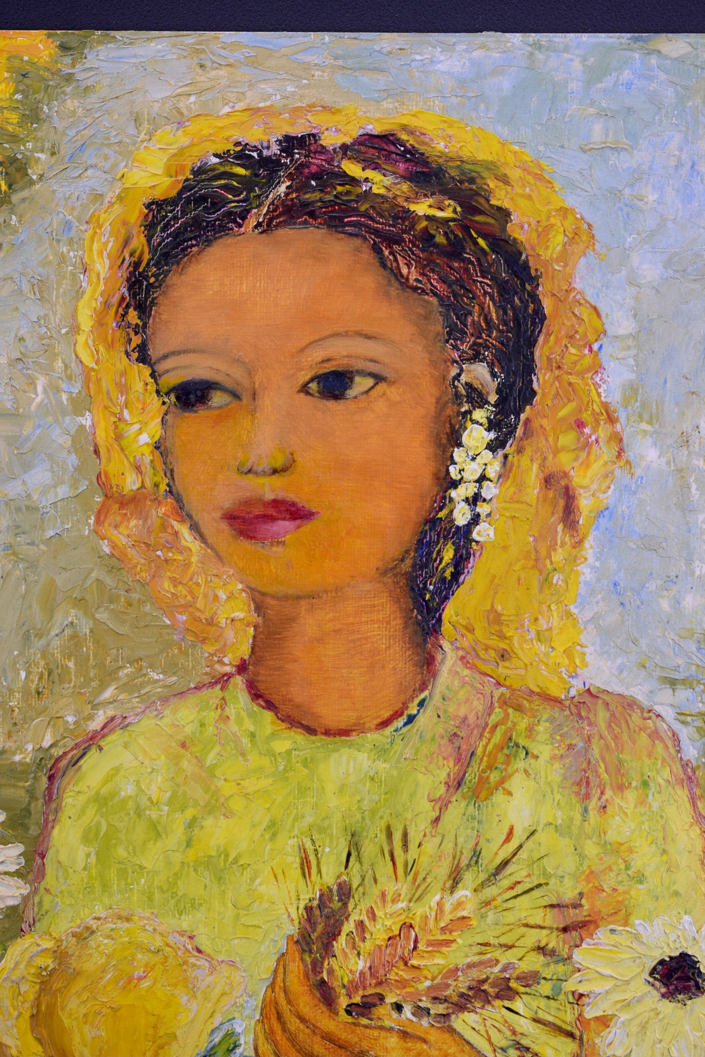 Yellow Woman Painting