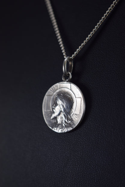 Christ Sterling Silver Medal