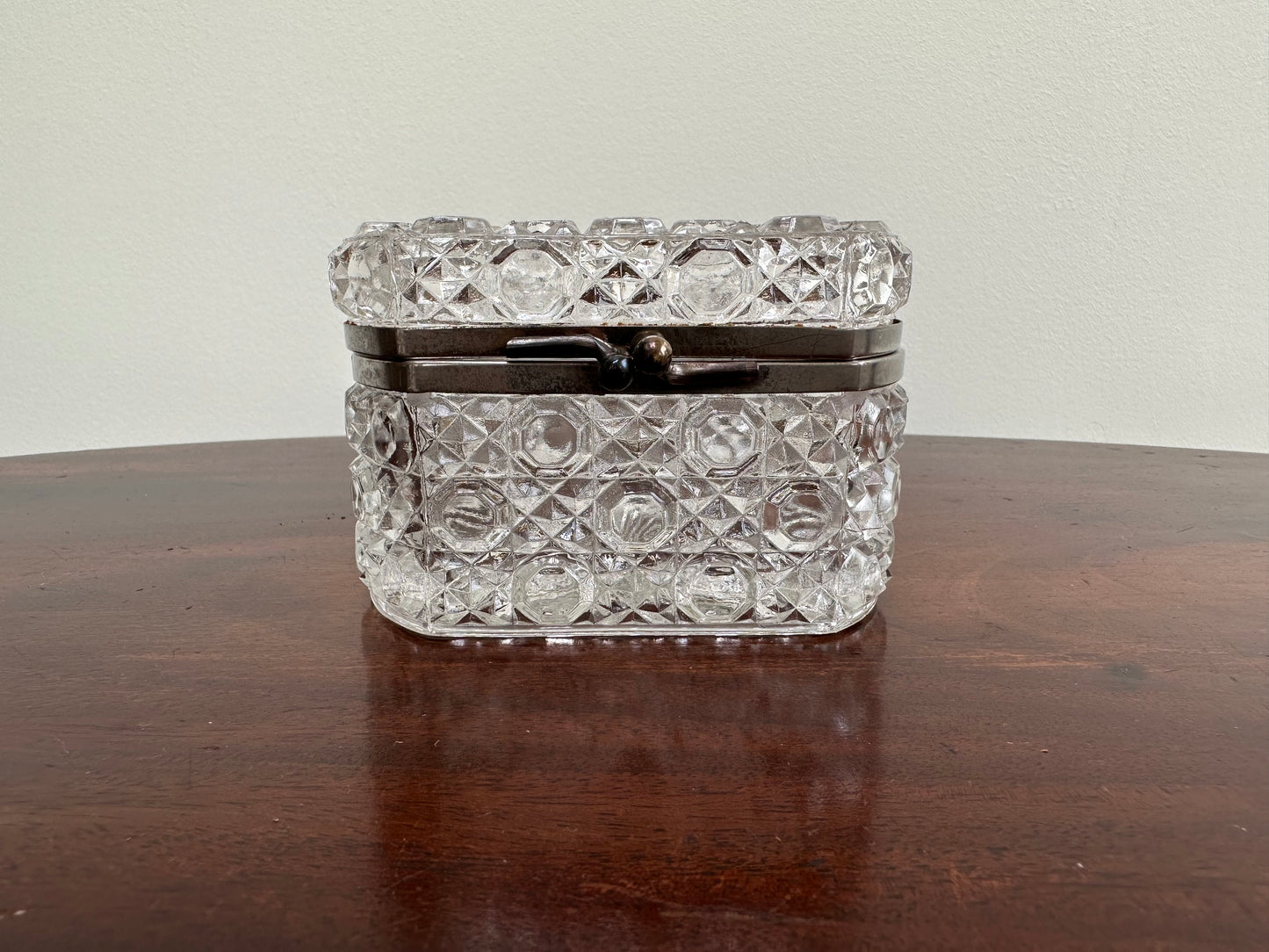 Cut Crystal Hinged Box