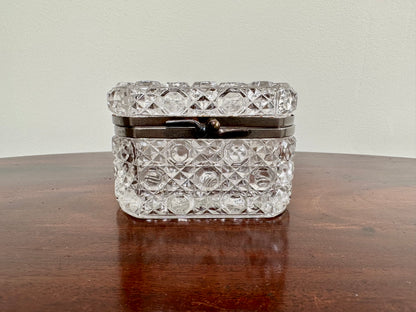 Cut Crystal Hinged Box