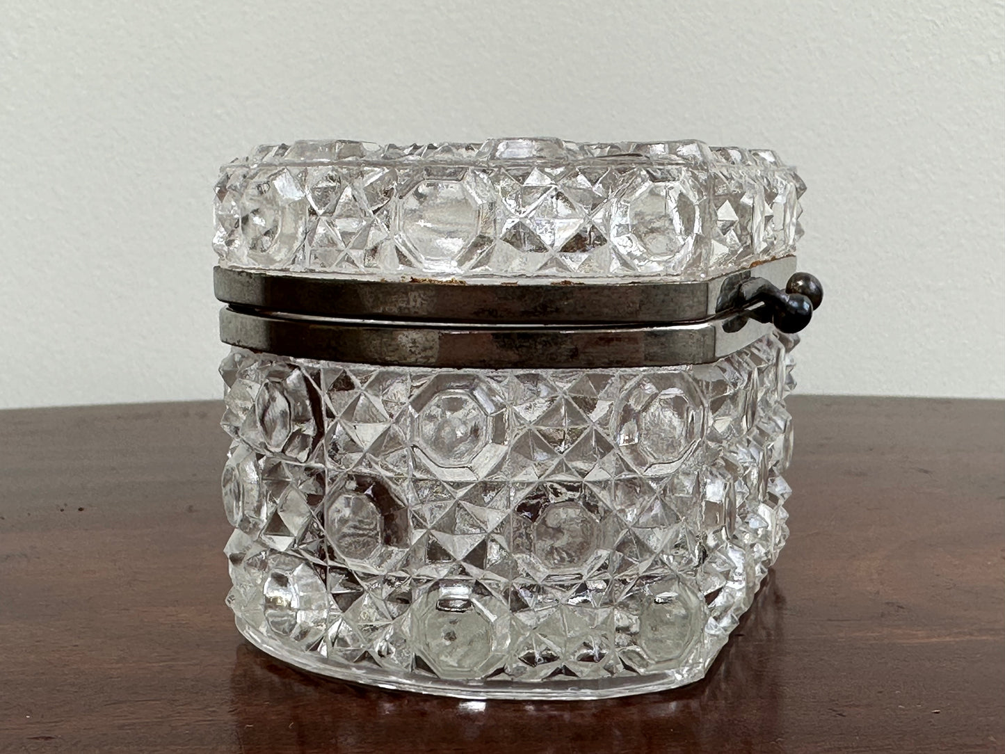 Cut Crystal Hinged Box