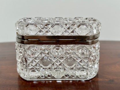 Cut Crystal Hinged Box