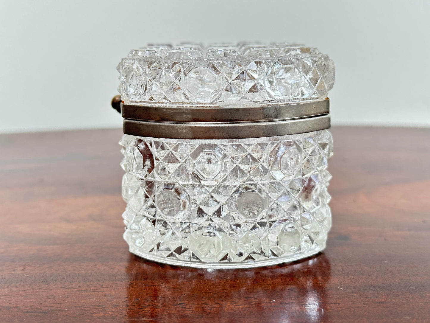 Cut Crystal Hinged Box