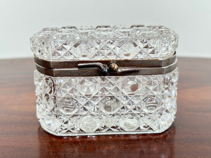 Cut Crystal Hinged Box