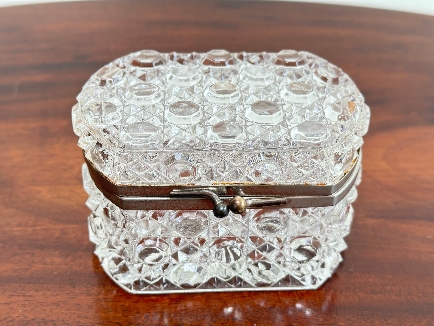 Cut Crystal Hinged Box