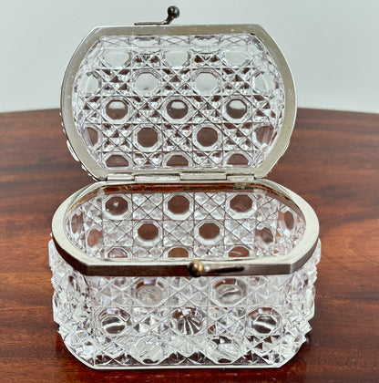 Cut Crystal Hinged Box