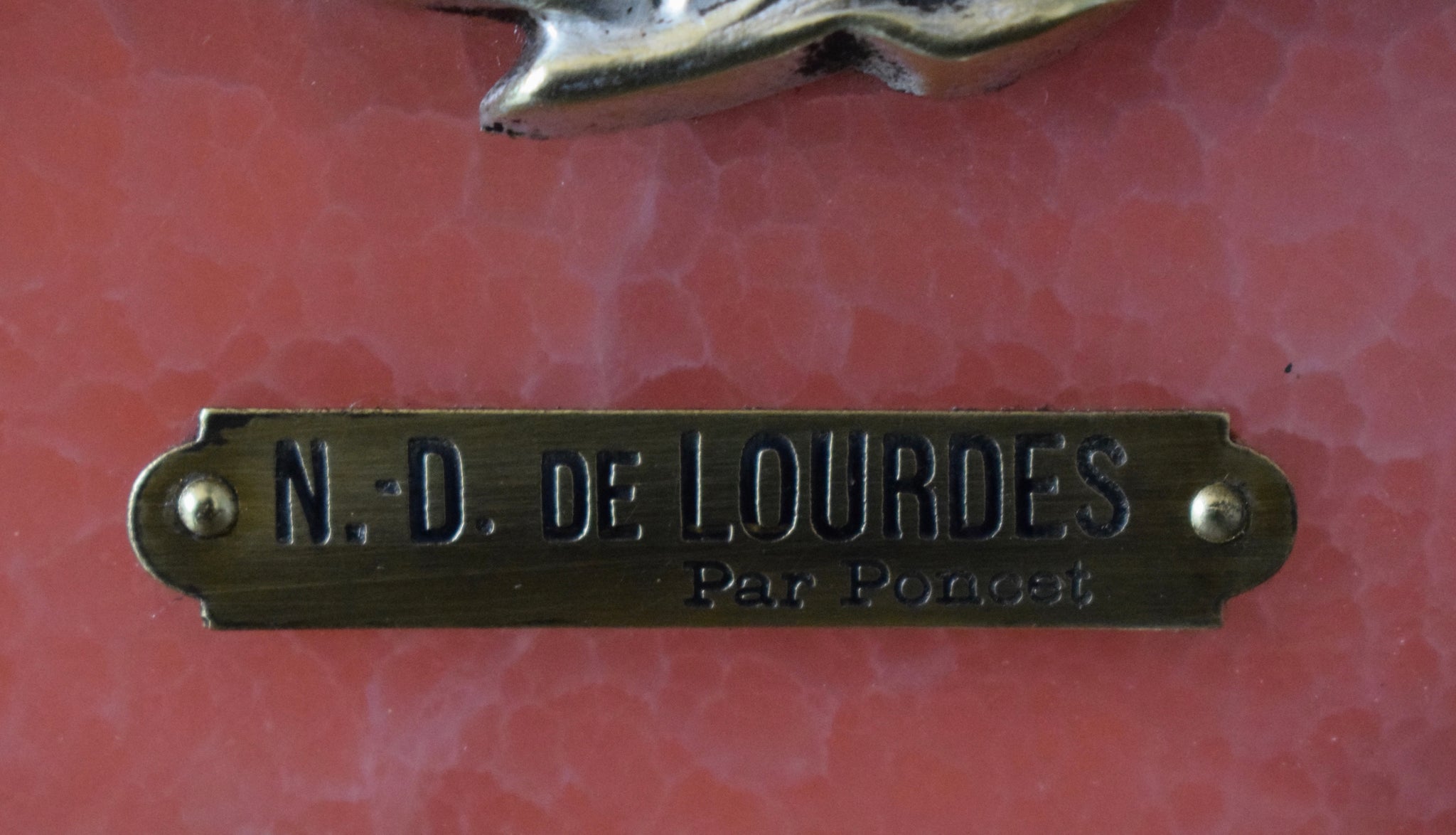 Lourdes Holy Water Font - Charmantiques