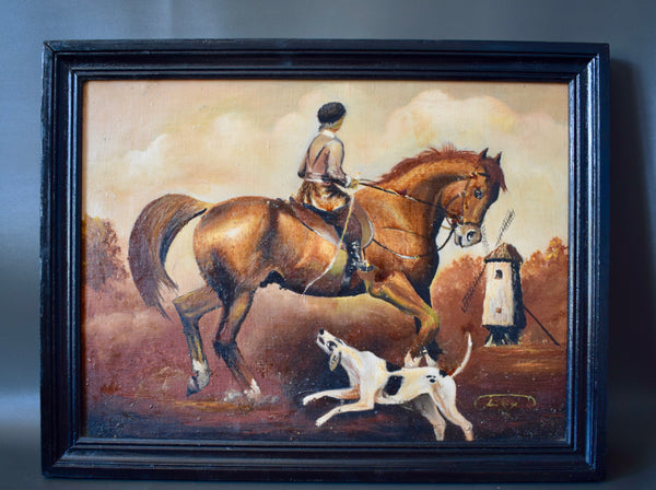 Hunting Painting - Charmantiques