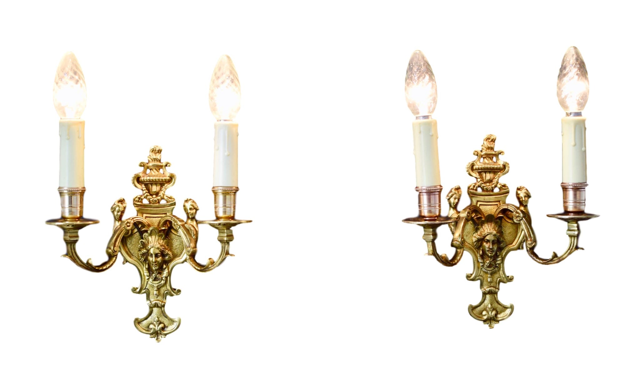 Regency Pair of Wall Sconces - Charmantiques