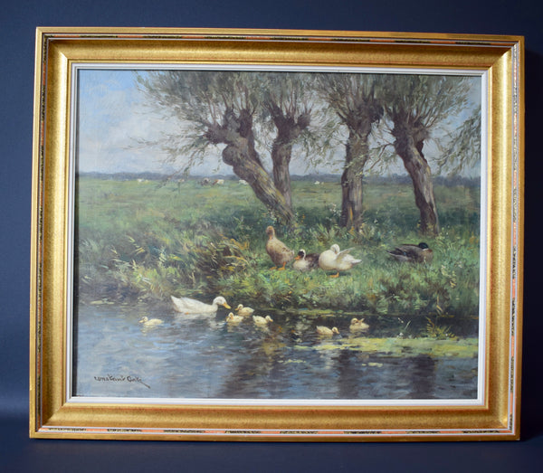 Constant Artz Ducks Painting - Charmantiques