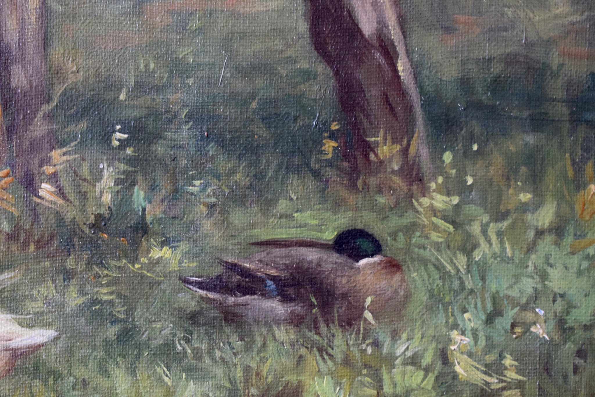 Constant Artz Ducks Painting - Charmantiques
