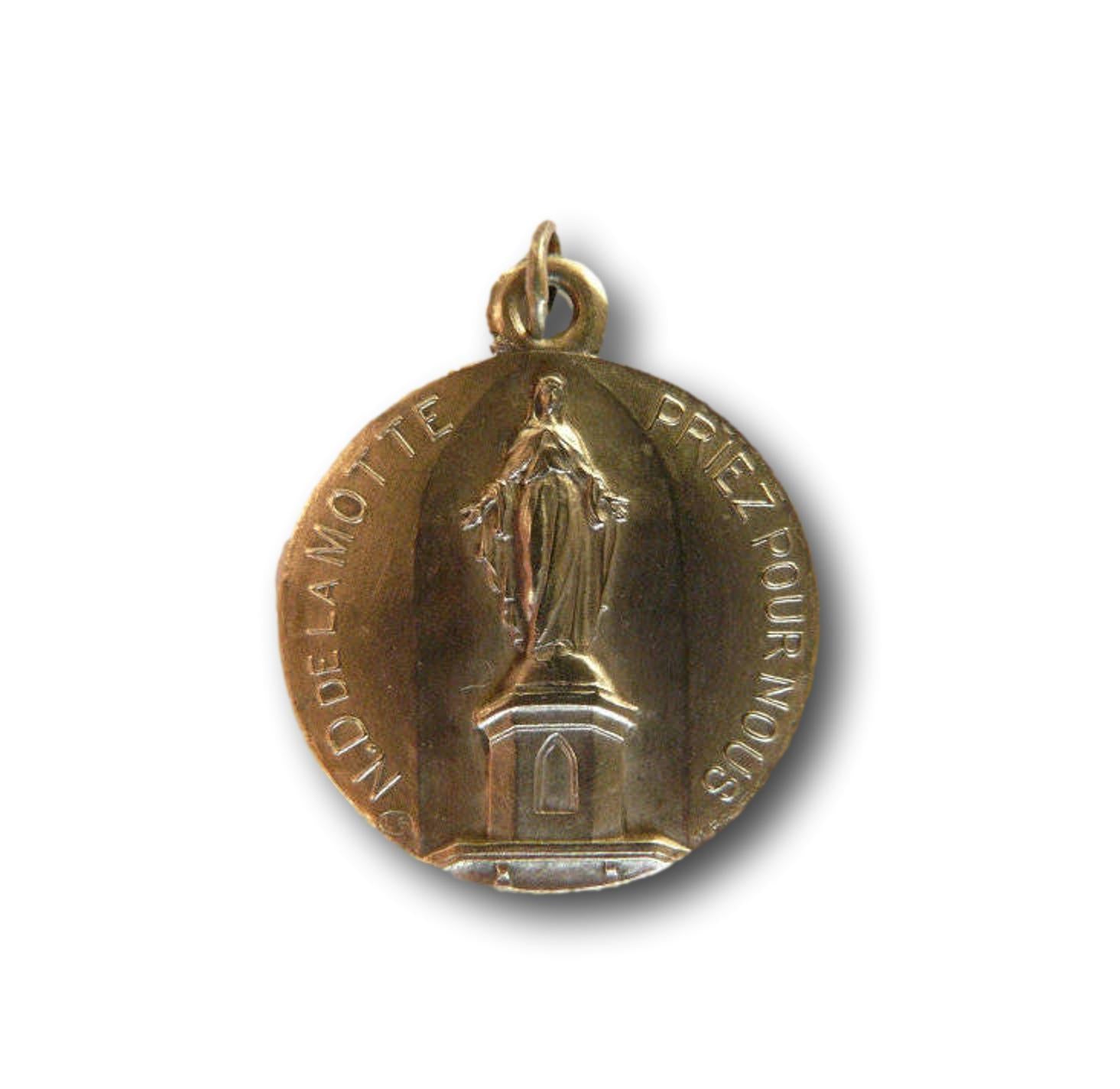 ND de la Motte Medal Our Lady Virgin Mary Pendant