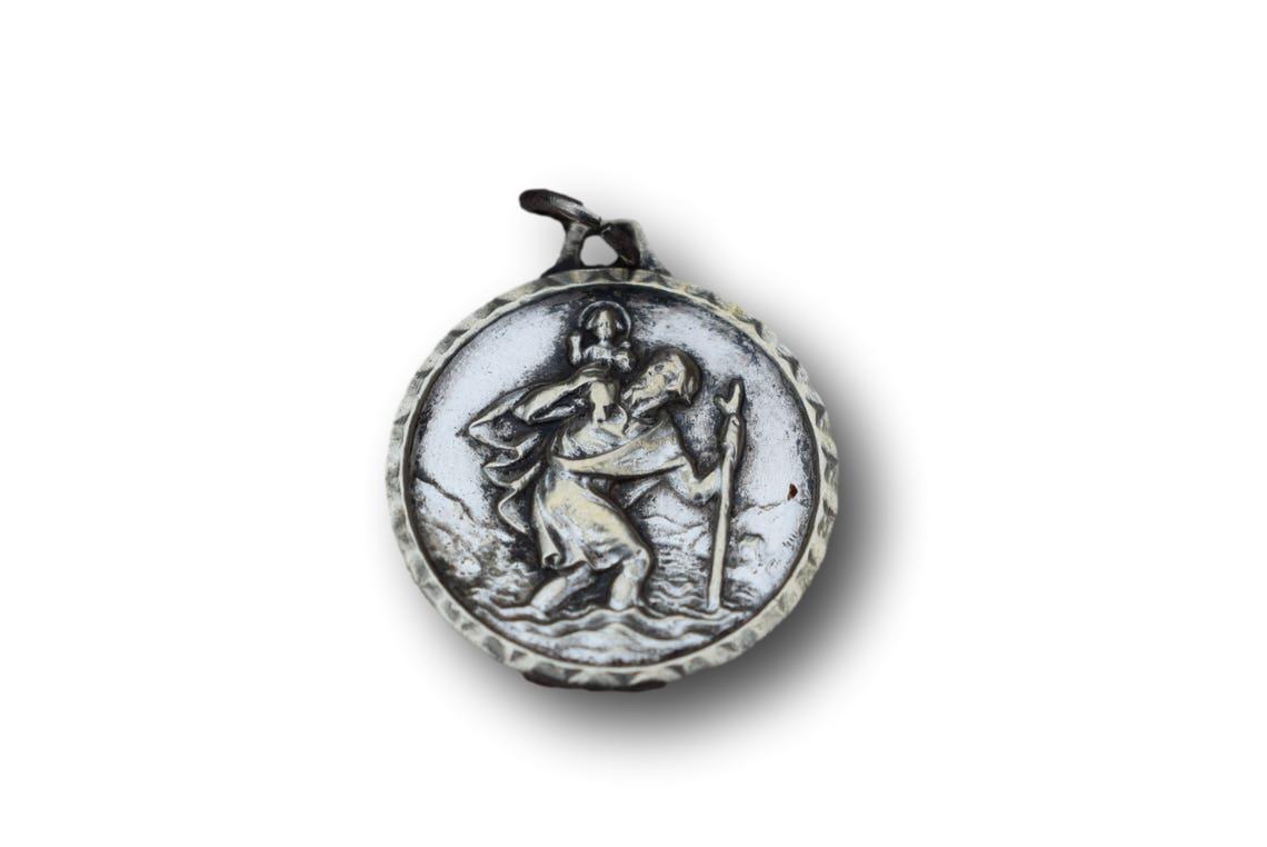 Saint Christopher Medal Pendant Charm