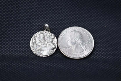 Modern St Christopher Medal