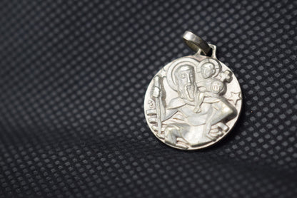 Modern St Christopher Medal