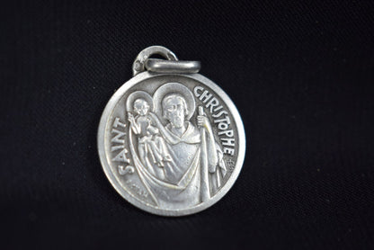 Médaille Saint Christophe par Cham Silver