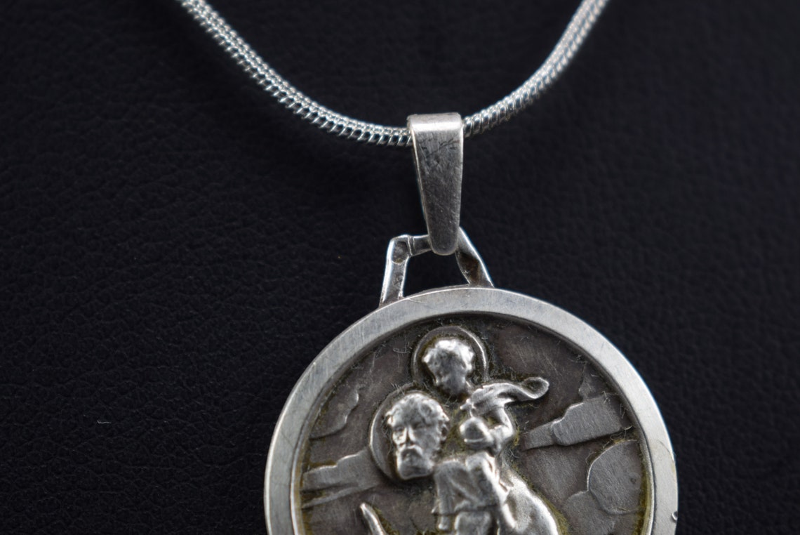 Saint Christopher Pendant Silver