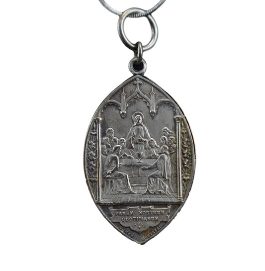 Last Supper of Jesus Pendant Canadian 1910 Medal