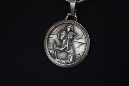 Saint Christopher Pendant Silver