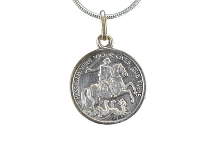 Saint Georges and the dragon patron saint of sailor Medal Mary Pendant